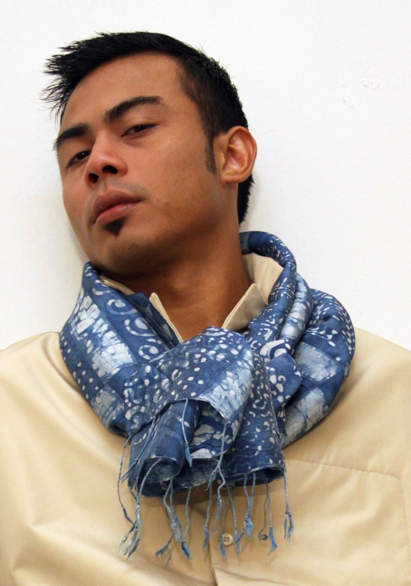 Male model photo shoot of Kayvil in Malaysia, clothing designed by Edric Ong Design