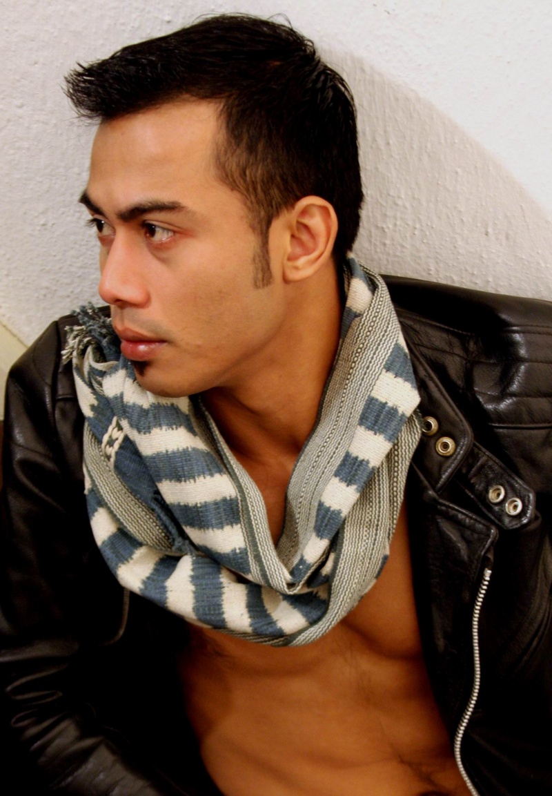 Male model photo shoot of Kayvil by El Bo in Malaysia, clothing designed by Edric Ong Design