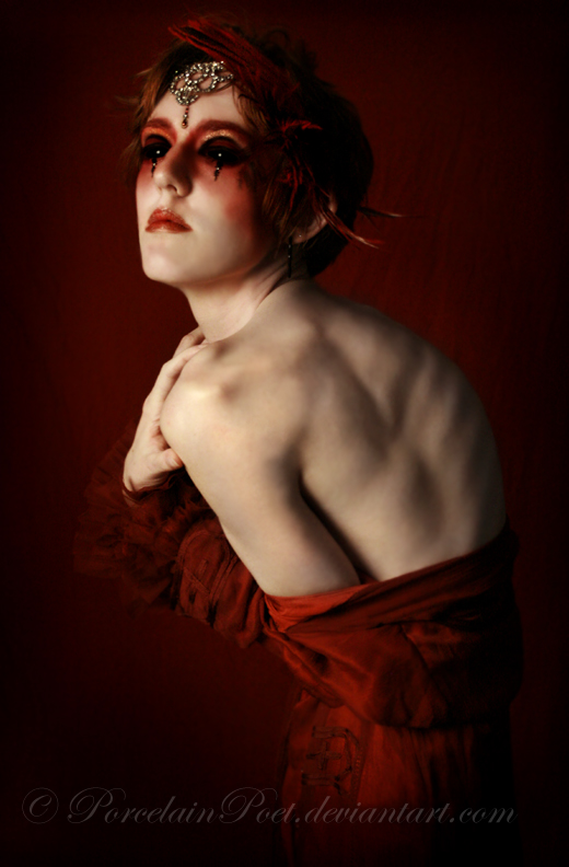 Female model photo shoot of V Nixie by Porcelain Poet in Seattle, WA, makeup by Porcelain Makeup
