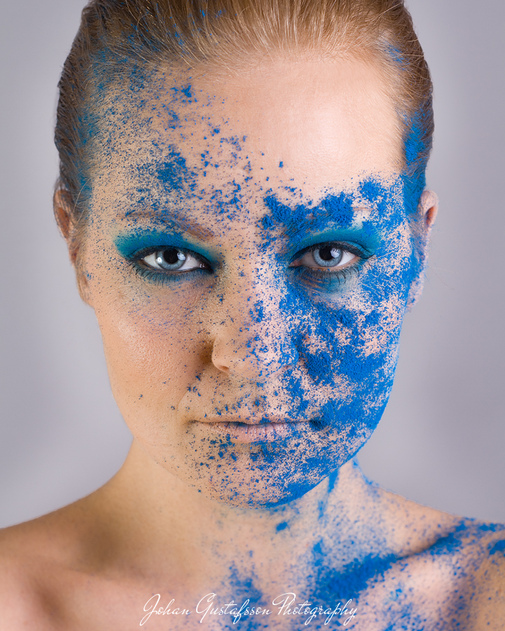 Female model photo shoot of Makeup By Wysteriia in Studio / Stockholm / Sweden