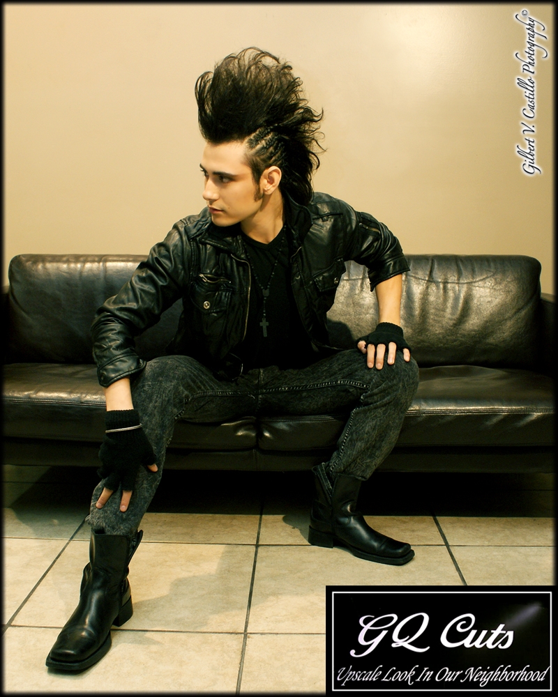Male model photo shoot of GQ Cuts and _MADHATTER_ by Delete profile in GQCUTS Hair Shop