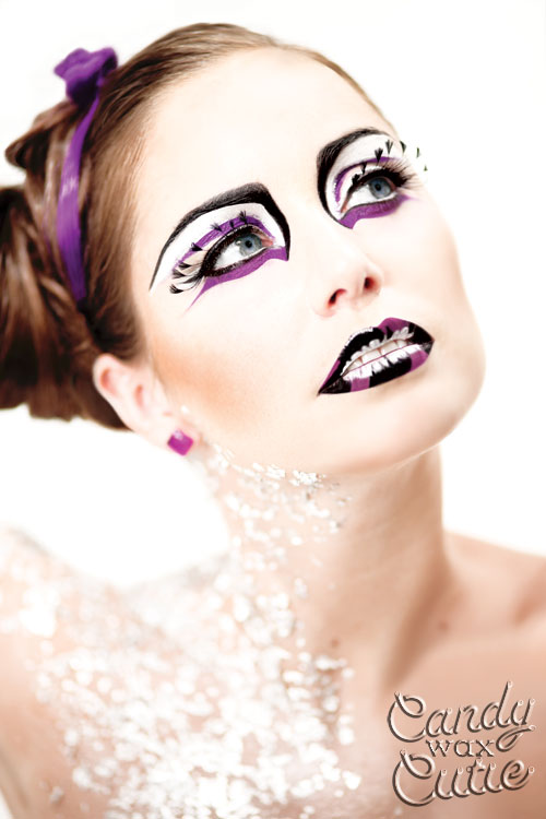Female model photo shoot of Jessie Sinatra by Candy Wax Cutie, makeup by Jessie Sinatra