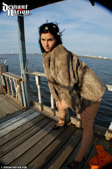 Female model photo shoot of JoseFiend by AlySin  in dirrty south