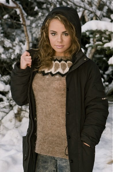 Female model photo shoot of Hildur in iceland