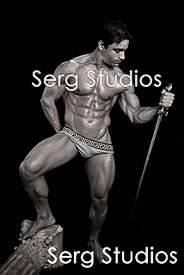 Male model photo shoot of Serg Studios in San Diego, CA