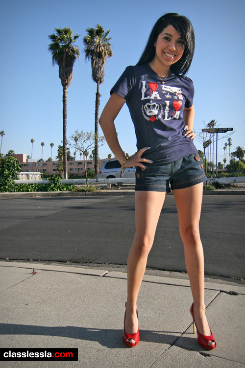 Female model photo shoot of KrystalBee in L.A.