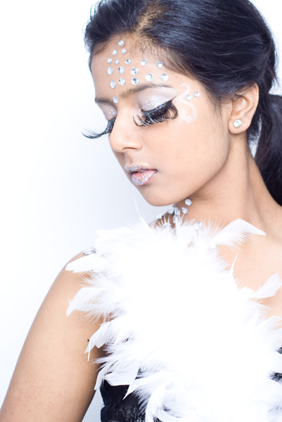 Female model photo shoot of Mona S by Tom Hart Photography in Birmingham, makeup by Riana Makeup