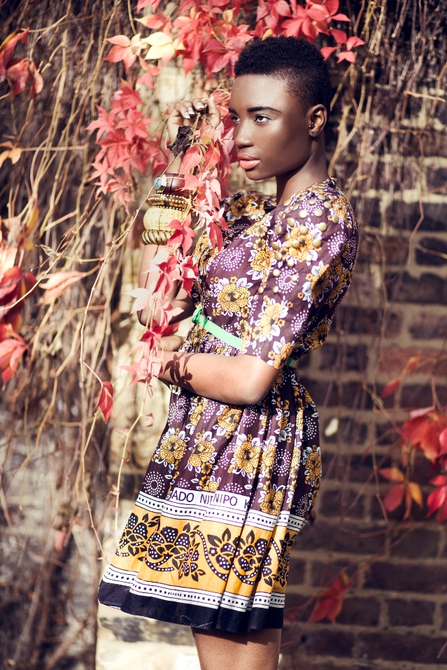 Female model photo shoot of Terhi by Lara Jade, clothing designed by Chichia London