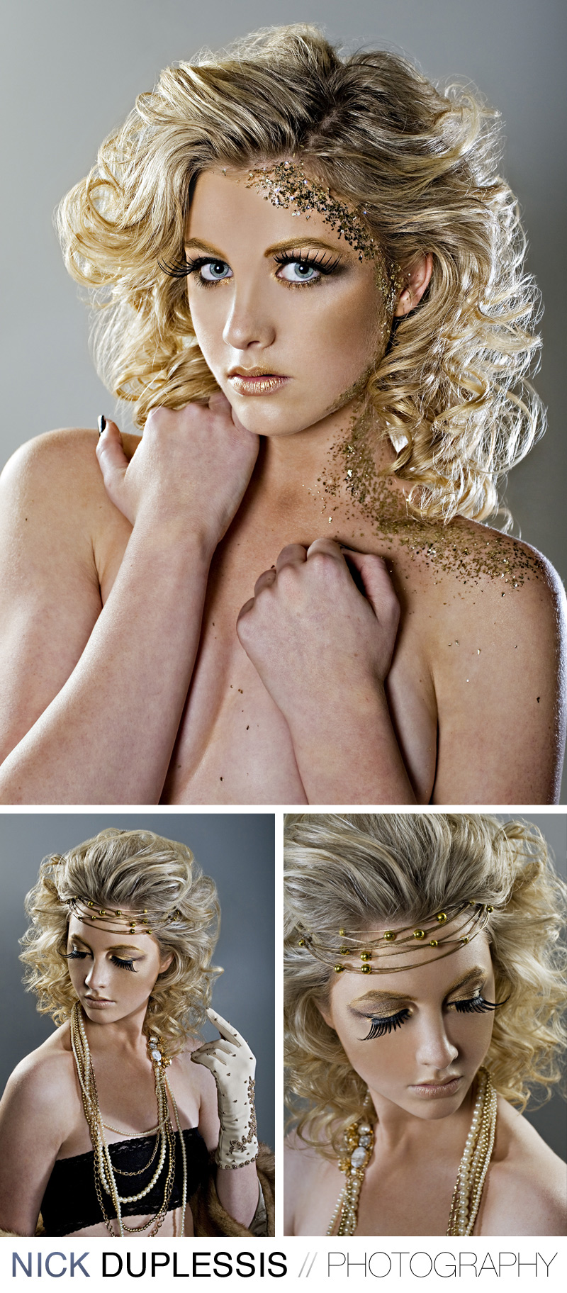 Female model photo shoot of Hair By Jamie Stevens by Nick DuPlessis, makeup by Rayanna Tucker