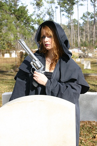 Female model photo shoot of TheArtsyVixen by Sabaharr in Graveyard in Pearlington, MS