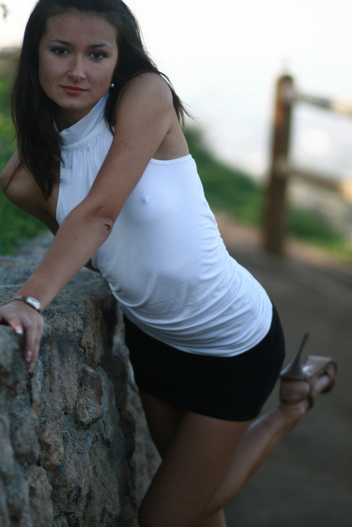 Female model photo shoot of Galina Sokolova in hollywood hills
