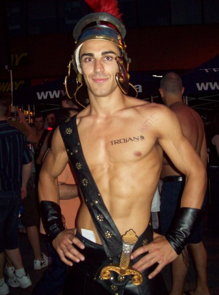 Male model photo shoot of Mike Pita in gay pride toronto
