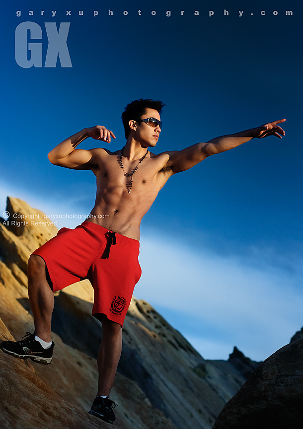 Male model photo shoot of Gary Xu Photography and The Drew in California