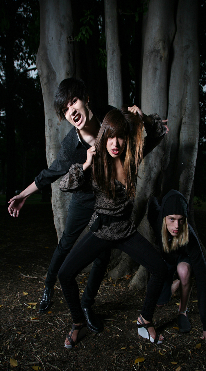 Female and Male model photo shoot of Sophie Avra, John Wombat, Indi-Now and Sophie Pham in City