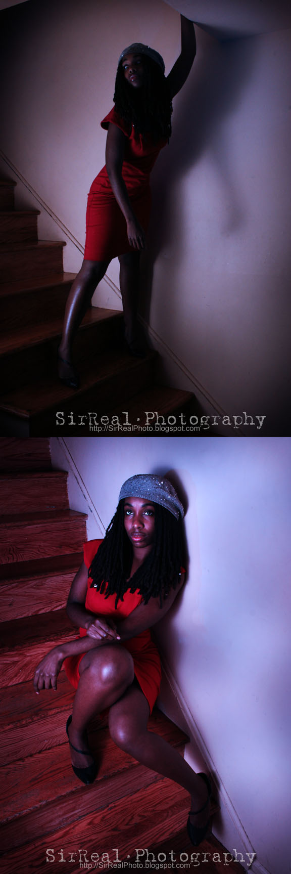 Male and Female model photo shoot of Dexter SirReal Jones and Khadeshia in Brooklyn, NY - LPW Studios (Winter 2009)