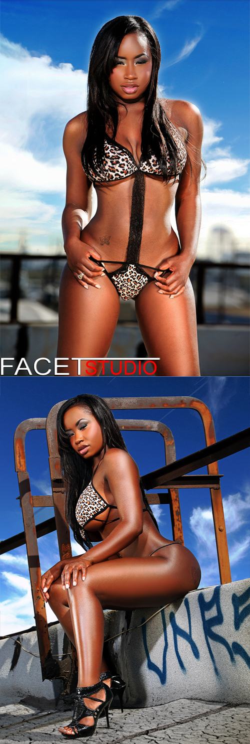 Female model photo shoot of sashamoniquee by Facet Studio in Facet Studio 