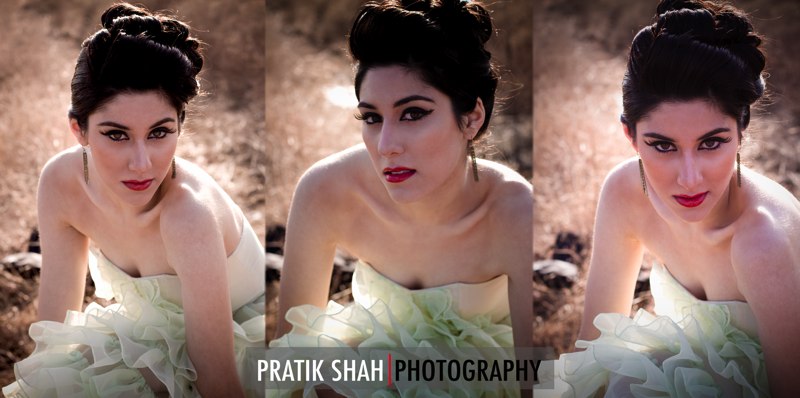 Male and Female model photo shoot of Pratik Shah Photography and Tasha Arora in Allen, TX, makeup by Traci Moore, clothing designed by Sara Hoffman