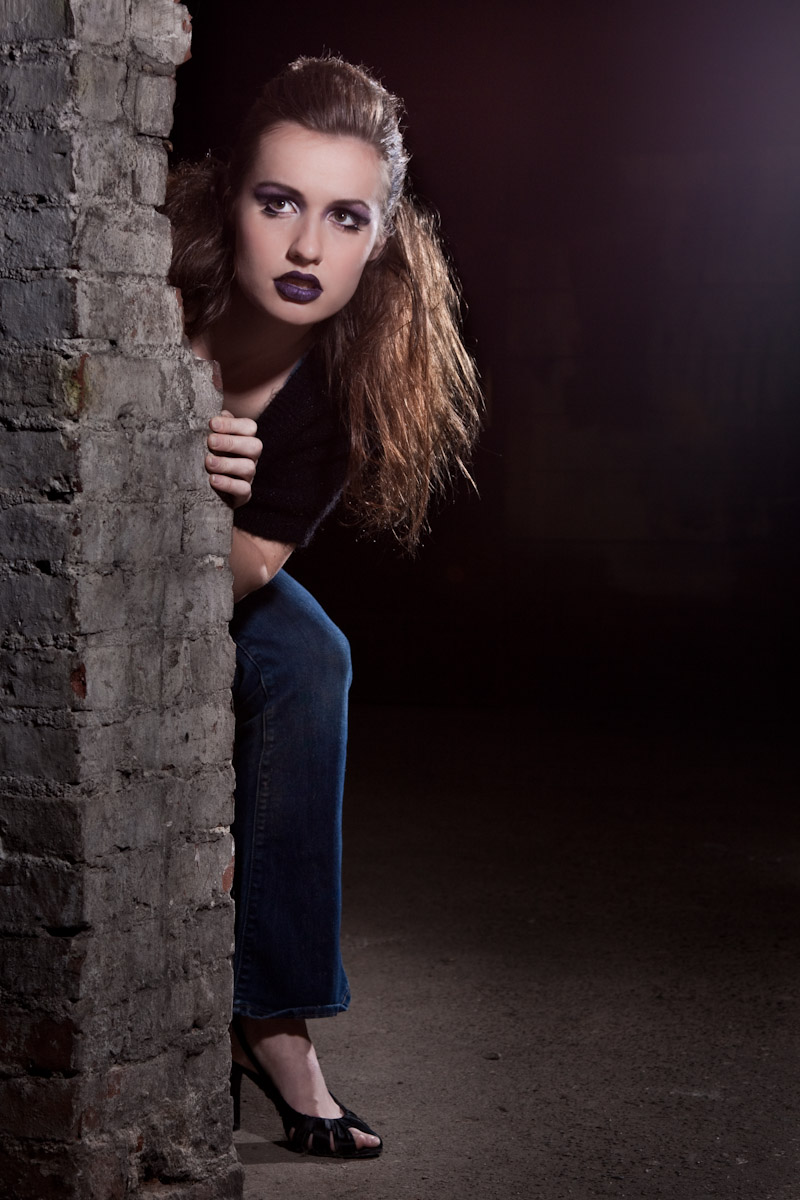 Female model photo shoot of Abby Hawkins by Ryuji Suzuki, makeup by Christina Silvia