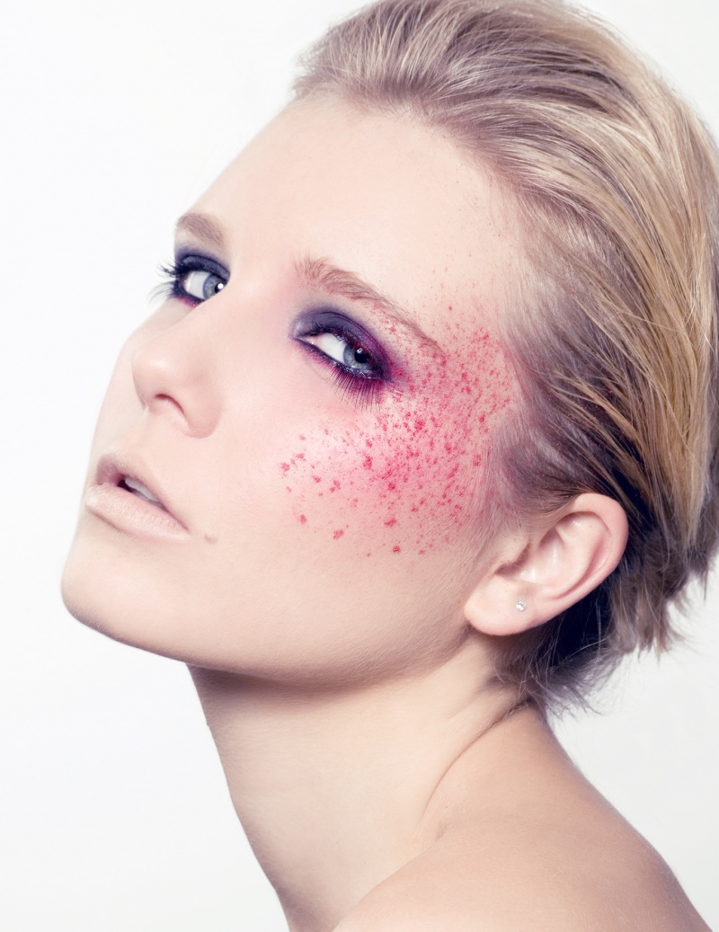 Female model photo shoot of modelsaskia by Tamara D, makeup by Inge Van den Broeck