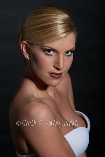 Female model photo shoot of Anais E, makeup by mua spclfx hairstylist
