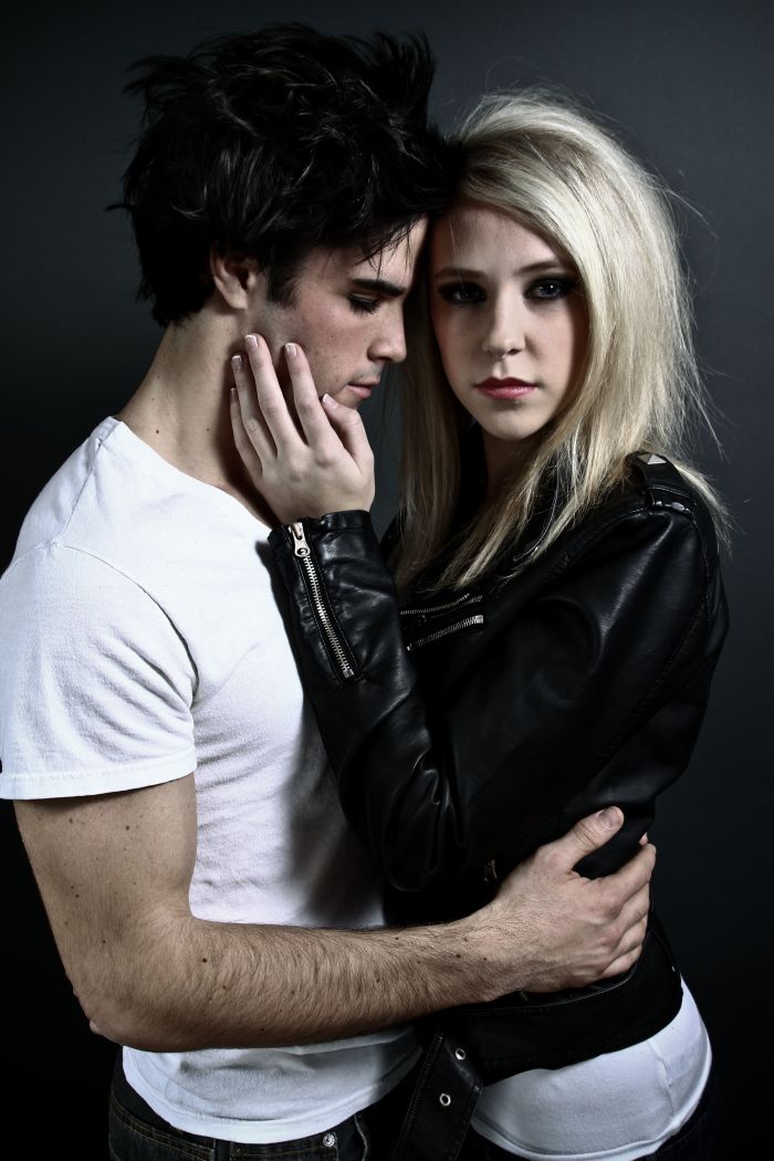Female and Male model photo shoot of Kelli Dz and Shawn MN by Dave Puente Photography, makeup by SS Makeup Artistry