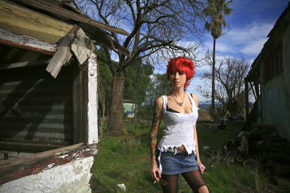 Female model photo shoot of Angie Arson in Menifee, Ca