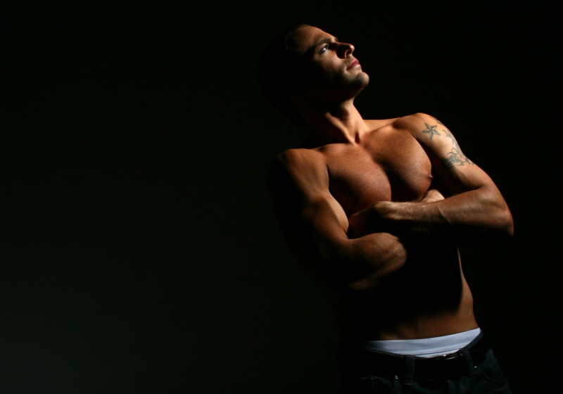 Male model photo shoot of Carlos Altamirano in my studio at Mexico City