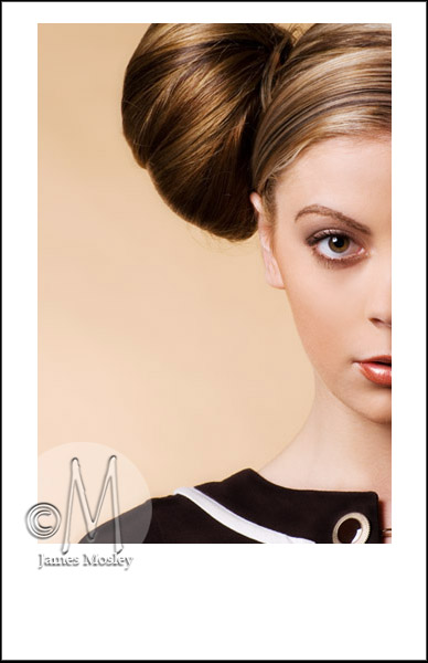 Female model photo shoot of RetroChic MakeUp by James Mosley - M Studio