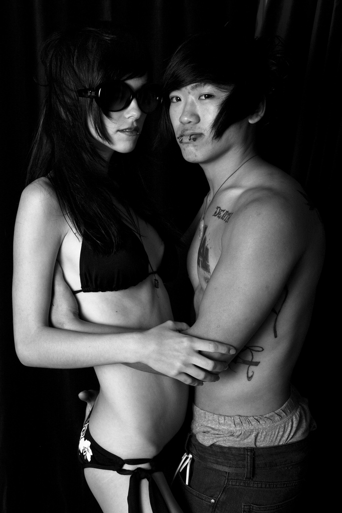 Male and Female model photo shoot of Vincent Cun and Jacquelyn Nicolle by Retrospect Photo in Sacramento
