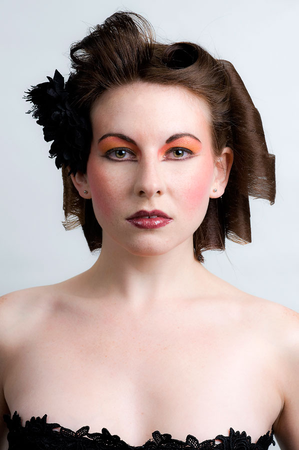 Female model photo shoot of Gemma Buskell by Ability in Studio, makeup by Fenny SJ
