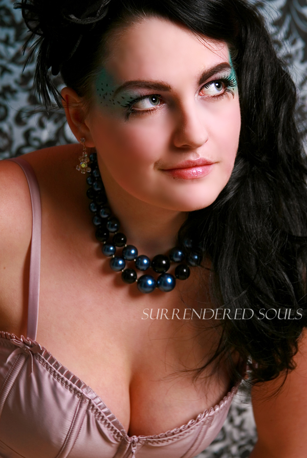 Female model photo shoot of Surrendered Souls and StrangeBeauty Bombshell in Cornish, ME