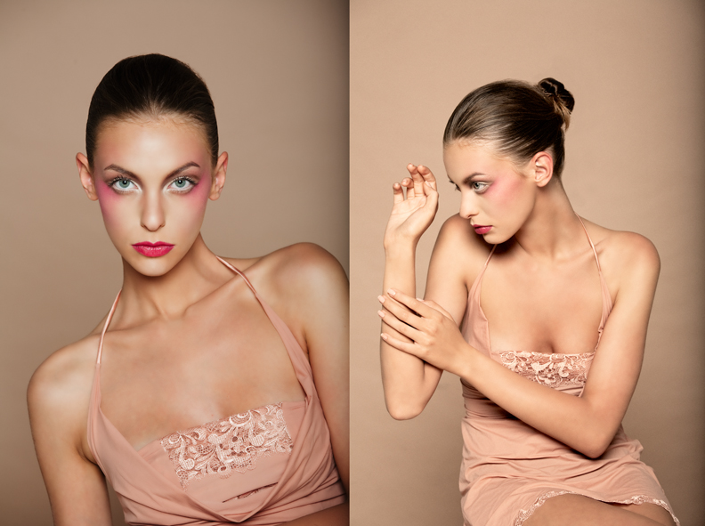 Female model photo shoot of Simona B MUA