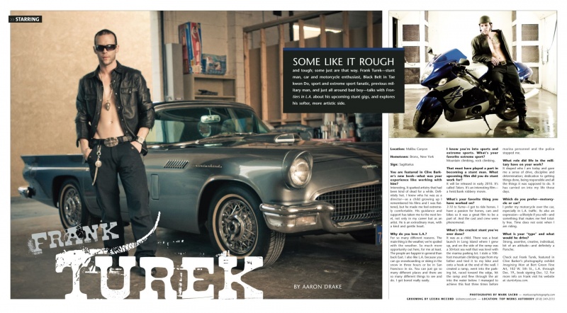 Male model photo shoot of Frank Turek  in Top Werks Auto Body 