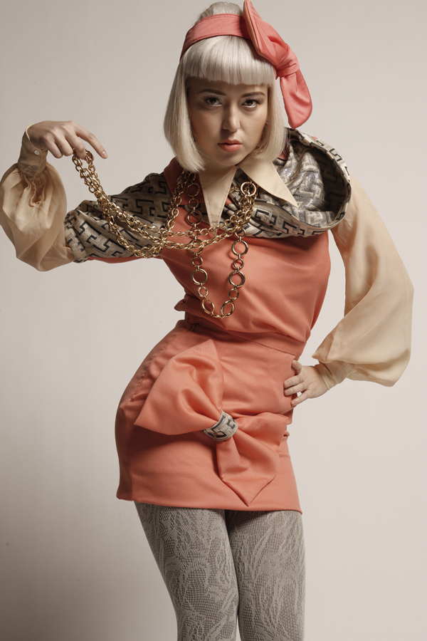Female model photo shoot of victoria jensen design
