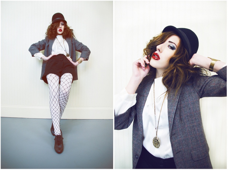 Female model photo shoot of Bijou Bardot by Victoria Zeoli, wardrobe styled by Rearrange Us Webstore