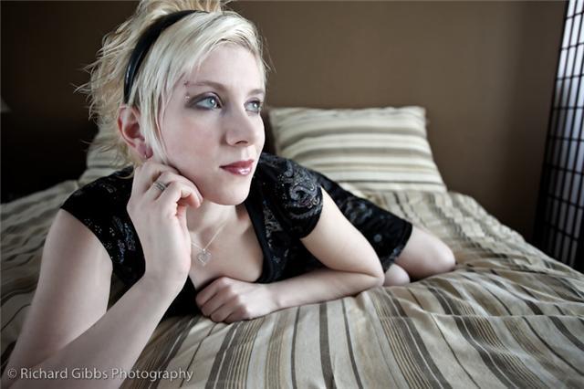 Female model photo shoot of Christie Cain by Richard Gibbs