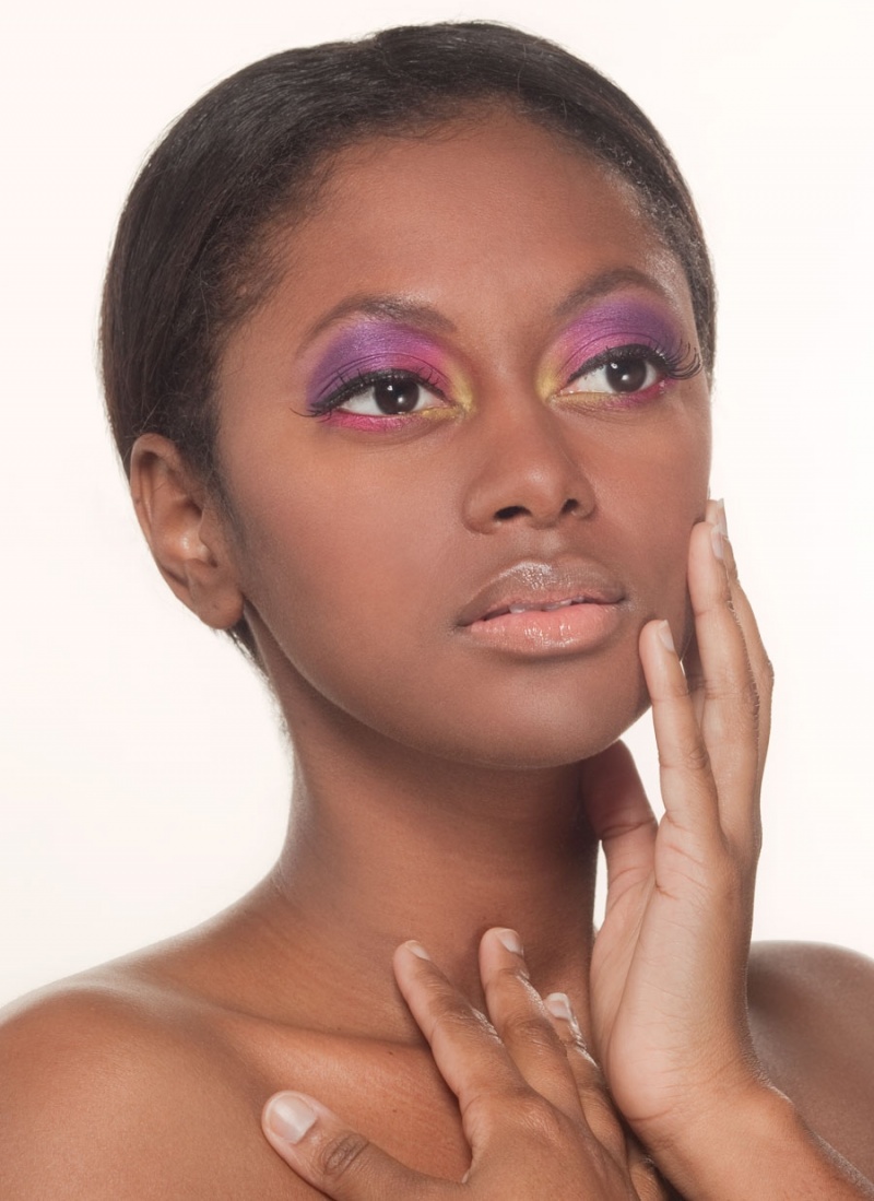 Female model photo shoot of Niki Rae by Marlene Lillian , makeup by Ivy LaArtista
