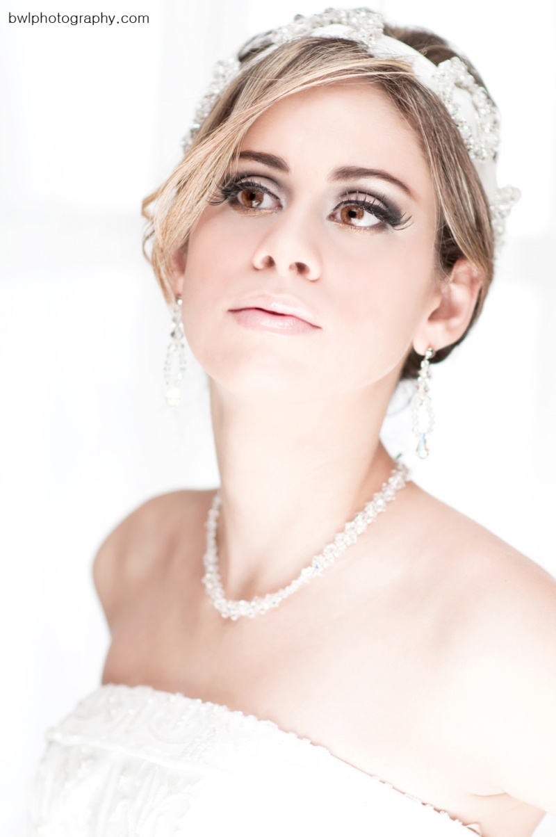 Female model photo shoot of Lilis Weddings Makeup a