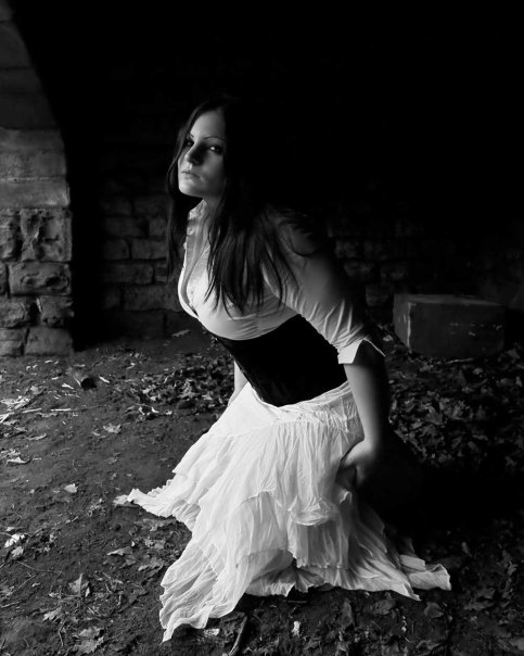 Female model photo shoot of Aesthetica Nocturna by Blaze Photographic in Rock Cemetary, Nottingham