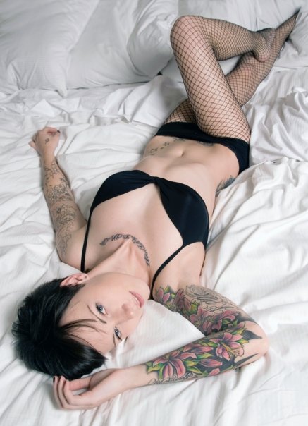 Female model photo shoot of Shaddix Suicide
