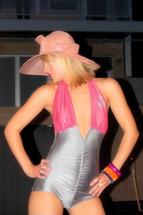 Female model photo shoot of NatalieAnnel in Dallas, TX, clothing designed by Sharrari Swimwear 