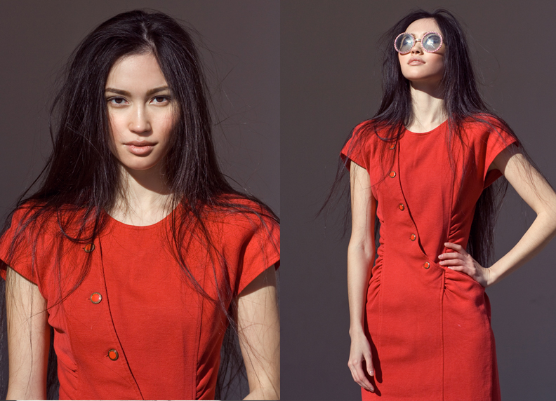 Female model photo shoot of -Oksana- by Luis Guillen Photo