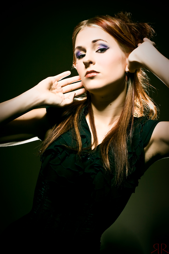 Female model photo shoot of Crimson Li by RedrumCollaboration