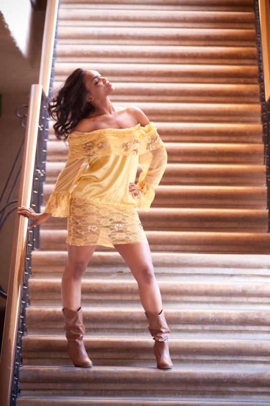 Female model photo shoot of Sharnay Robinson by DANIEL IMAGES