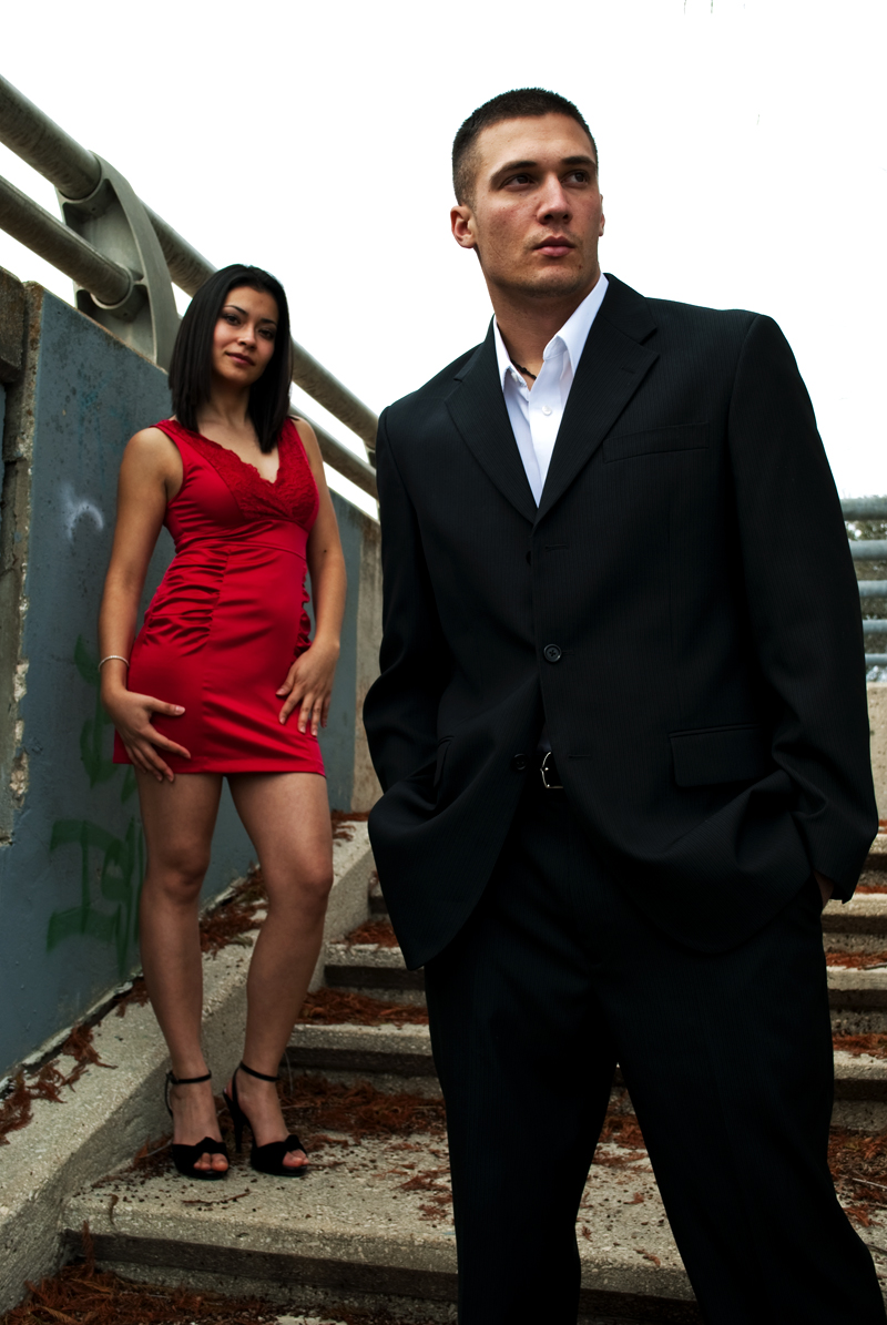Female and Male model photo shoot of Denise Vega and Anthony Venuchi by Paul the Brit in san antonio
