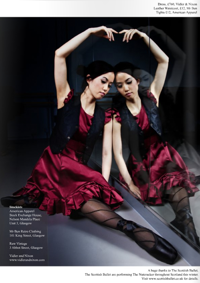 Female model photo shoot of Laura Wisinger in Scottish Ballet Glasgow