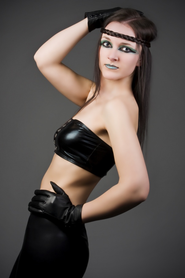 Female model photo shoot of SxJ by NettiPhoto in Studio, makeup by Sarah - Makeup Artist