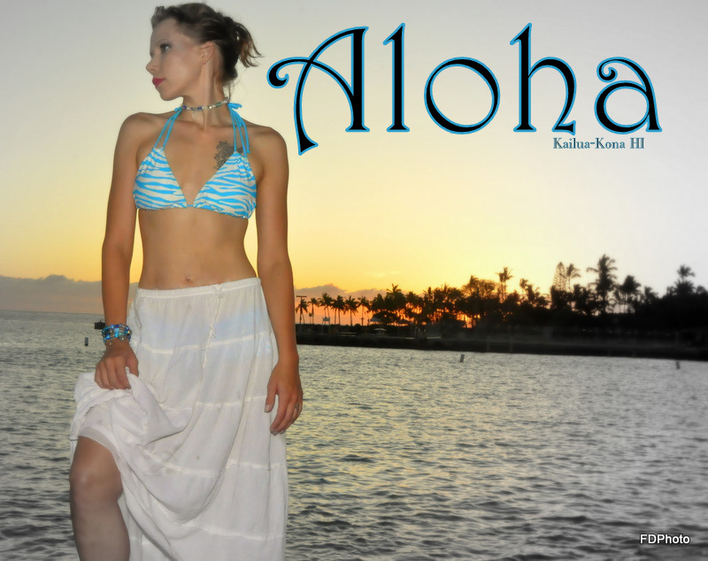 Female model photo shoot of Kimberly Hatch in Kailua-Kona Hawaii