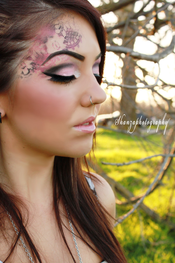 Female model photo shoot of Makeup by Kaleigh