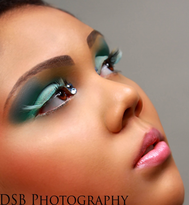 Female model photo shoot of DSB Photography in Maryland, makeup by Atarahistry